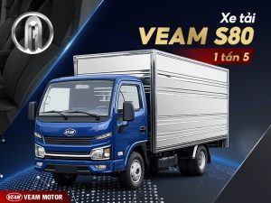 Xe tải Veam 1.5 tấn S80 thùng 3m65